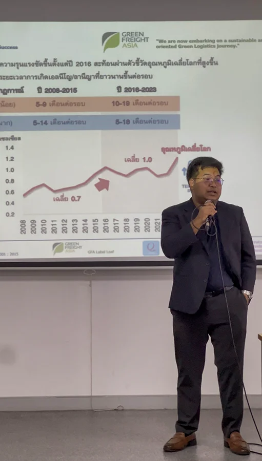 A lecture at the thai japan Institute of technology