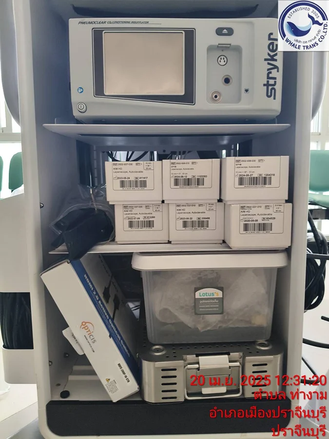 Delivery stryker 1788 operating machine to phra bhaibhubej hospital