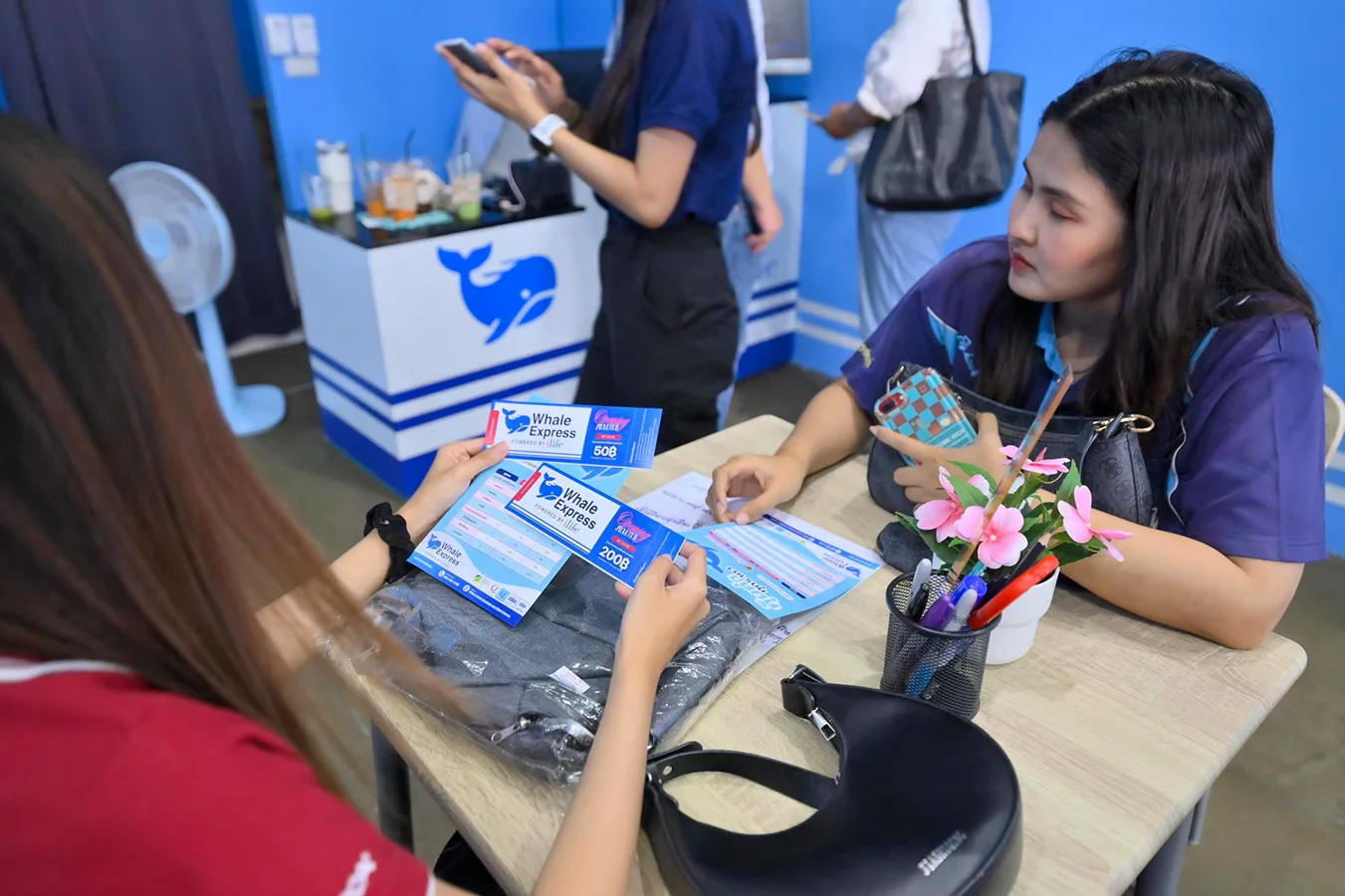 Grand opening of whale express ratchaburi branch