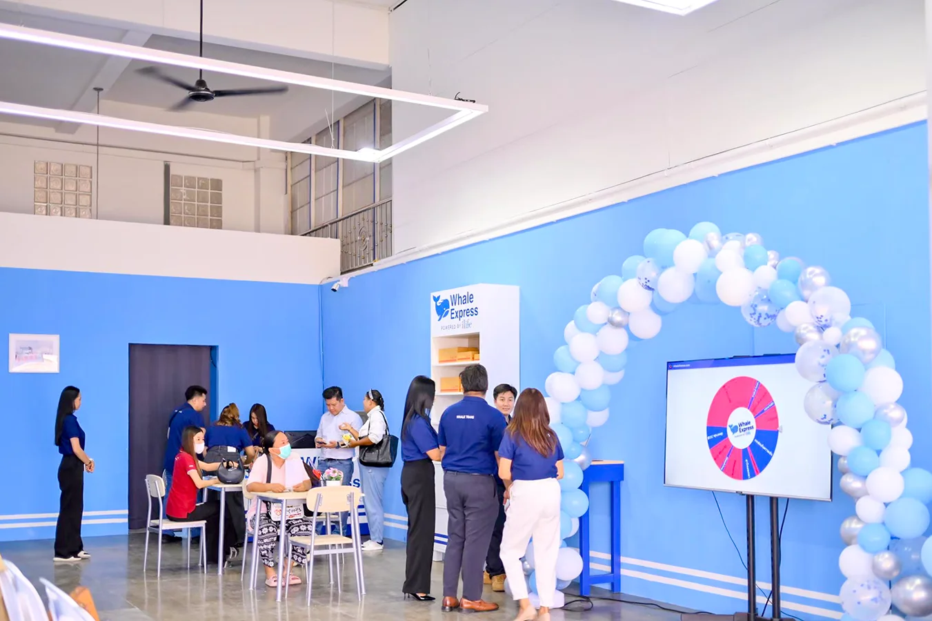 Grand opening of whale express ratchaburi branch