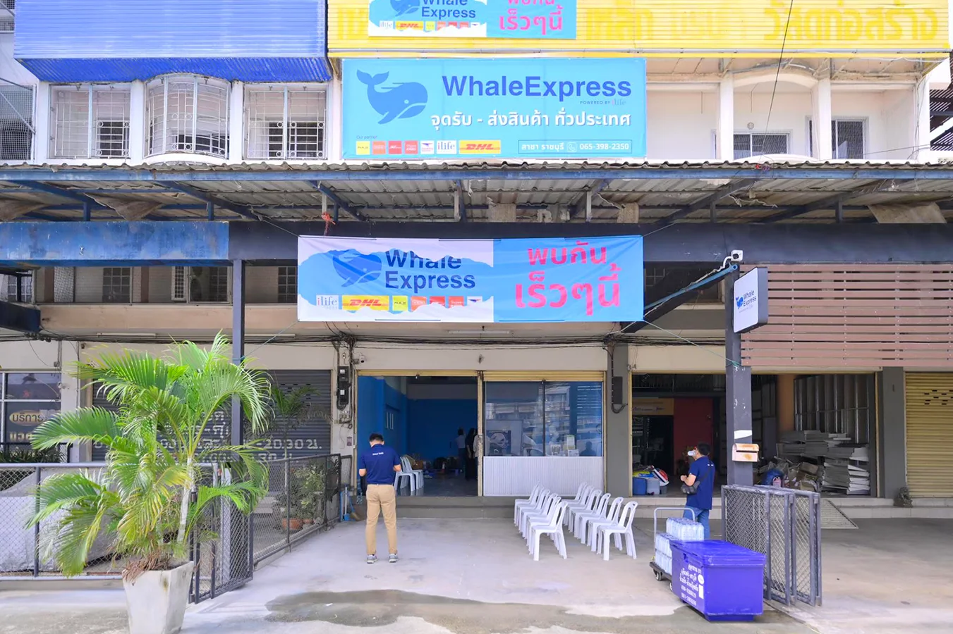 Grand opening of whale express ratchaburi branch