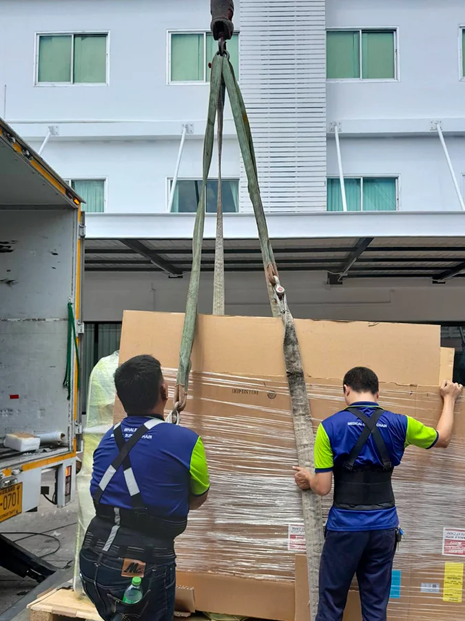 Relocation of kiestra inoqula machine for bangkok ria lap